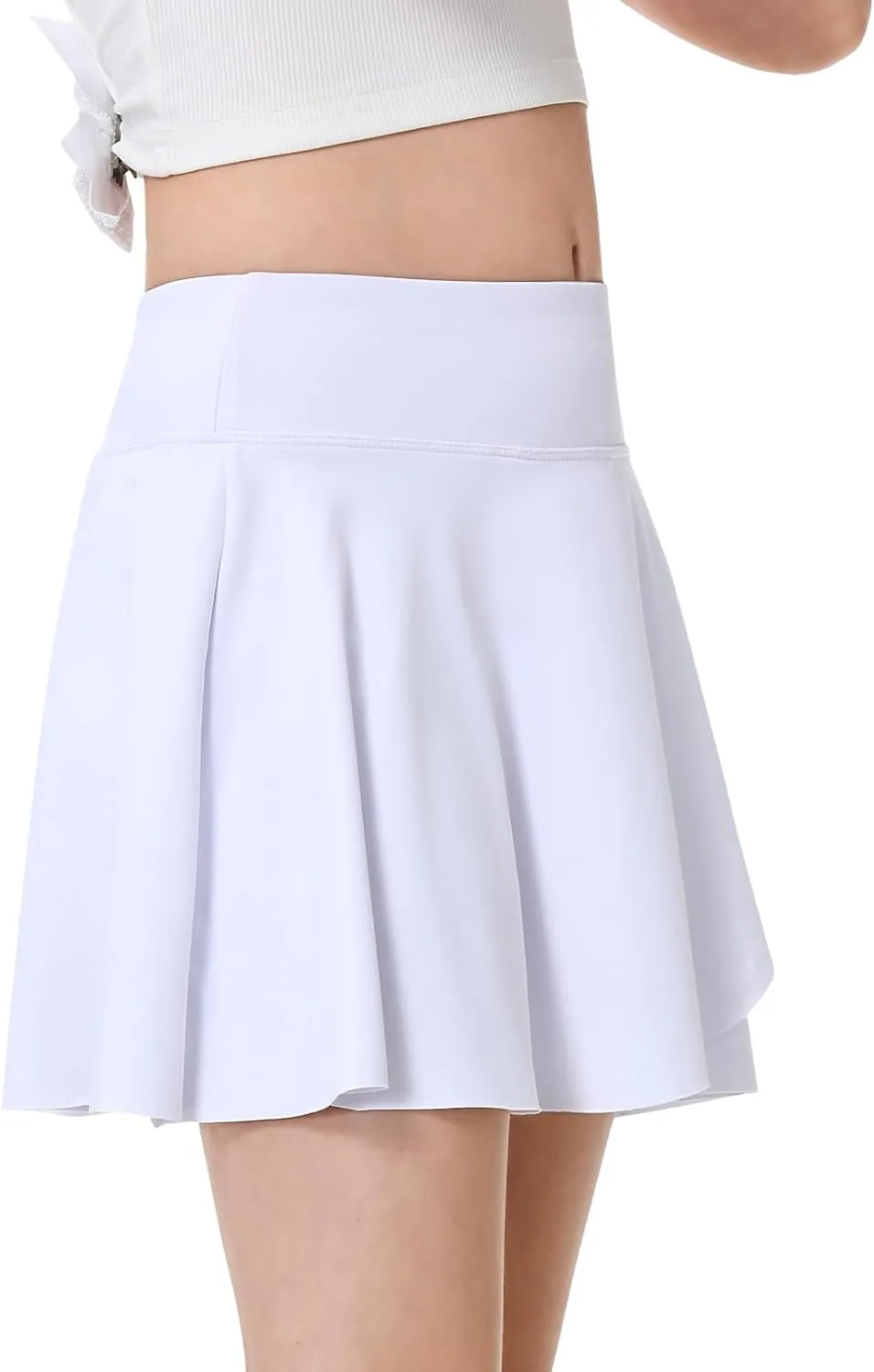 Athletic Skorts for Girls Tennis Golf Skirts with Shorts and Pockets Flowy Workout Golf Running Skirts Tie-Dye