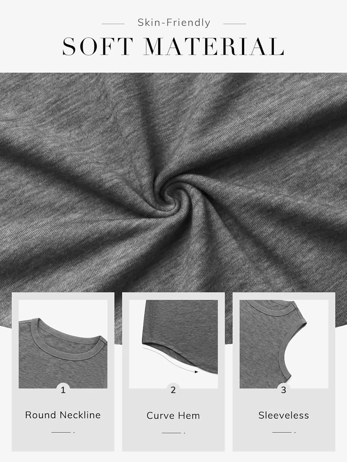 ATHMILE Womens Tank Tops Summer Spring Sleeveless Casual Cute Basic Trendy Loose Flowy Beach Shirt Vacation Outfits 2025