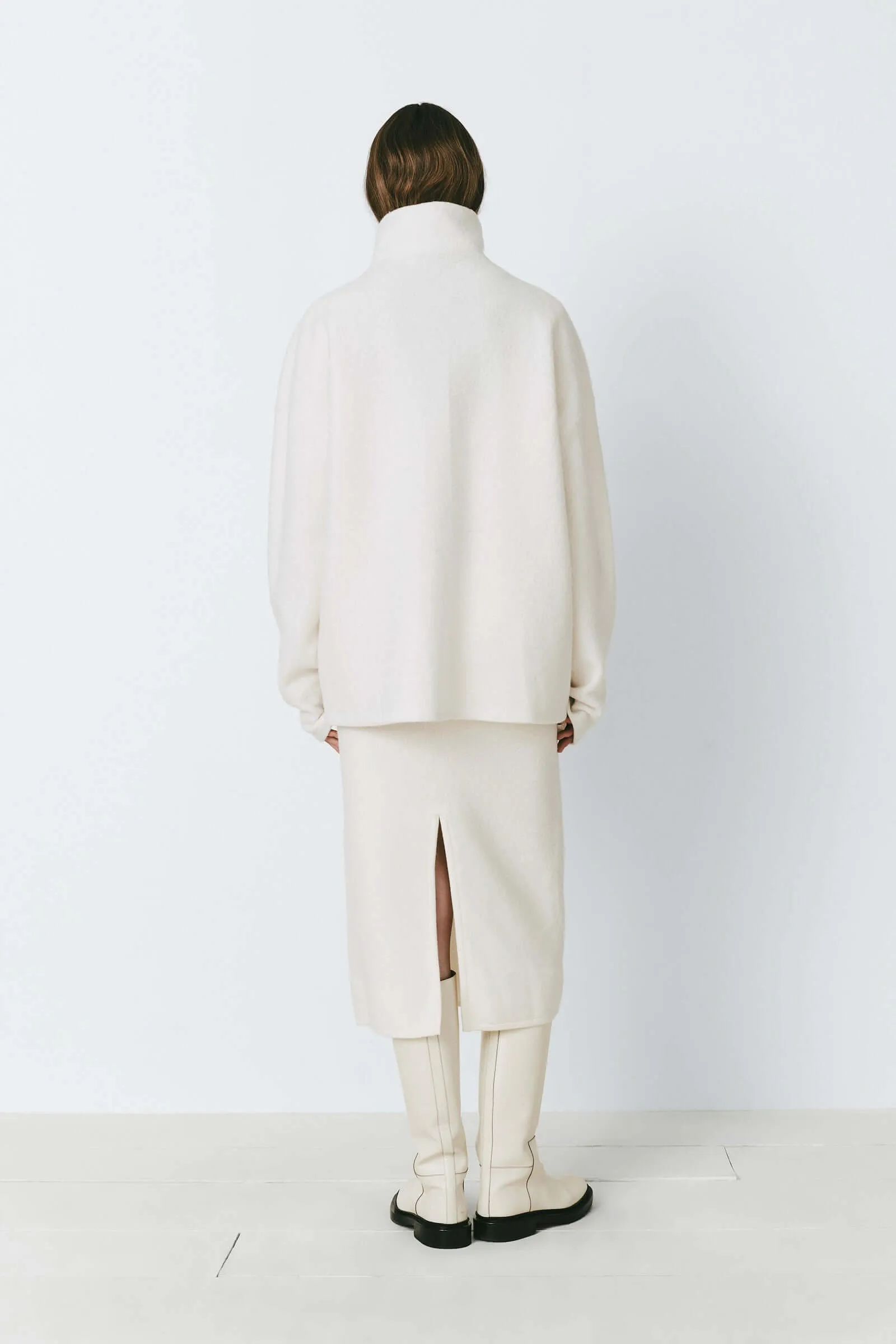 Benoit High Neck Wool Sweater