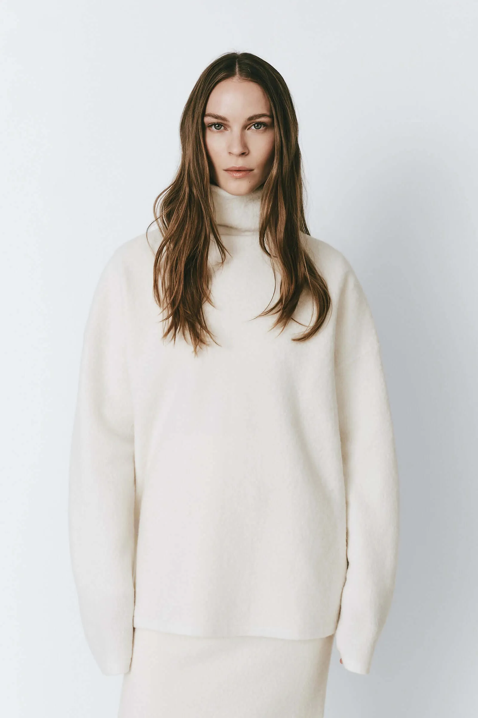 Benoit High Neck Wool Sweater