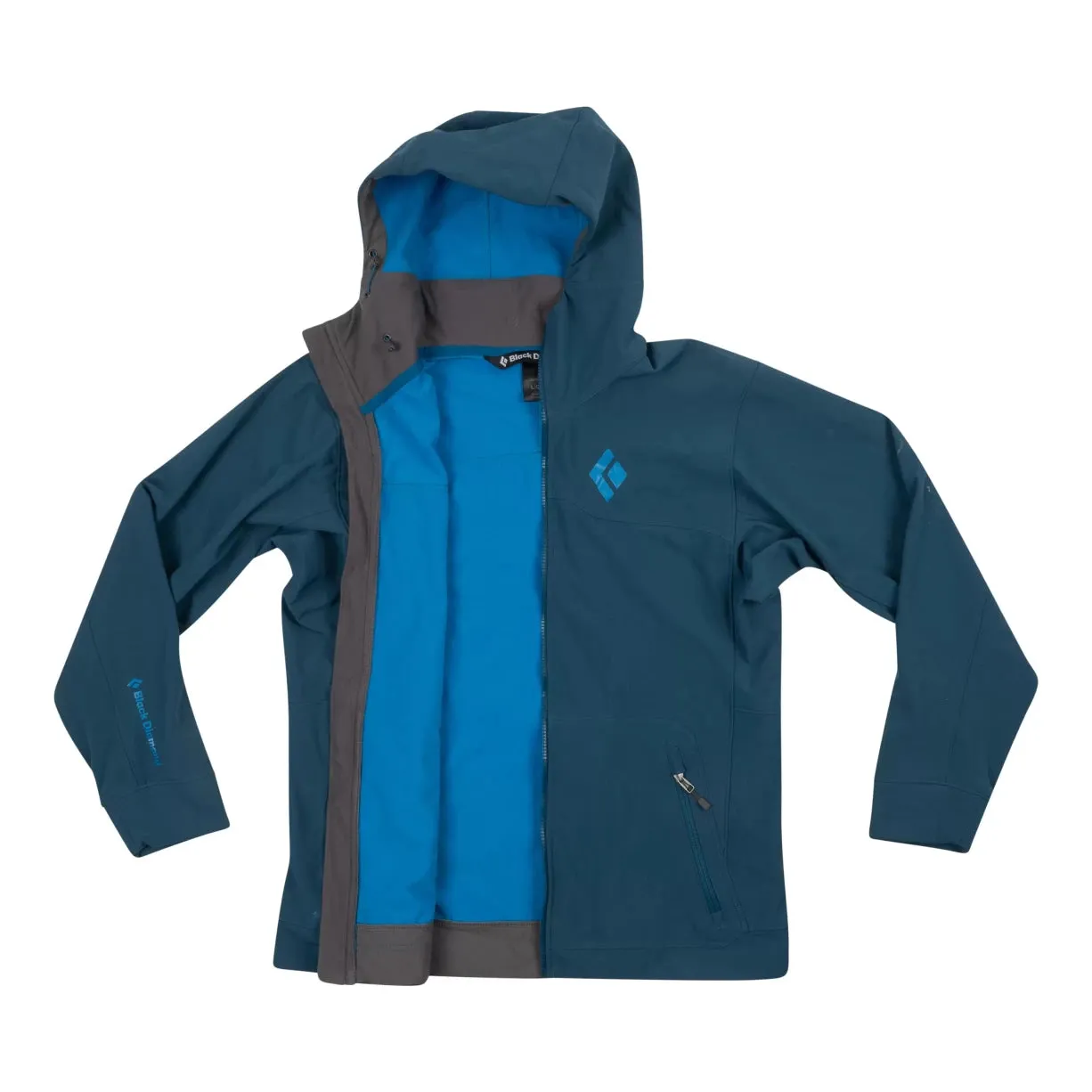 Black Diamond Softshell Fleece Hooded Jacket - Men's