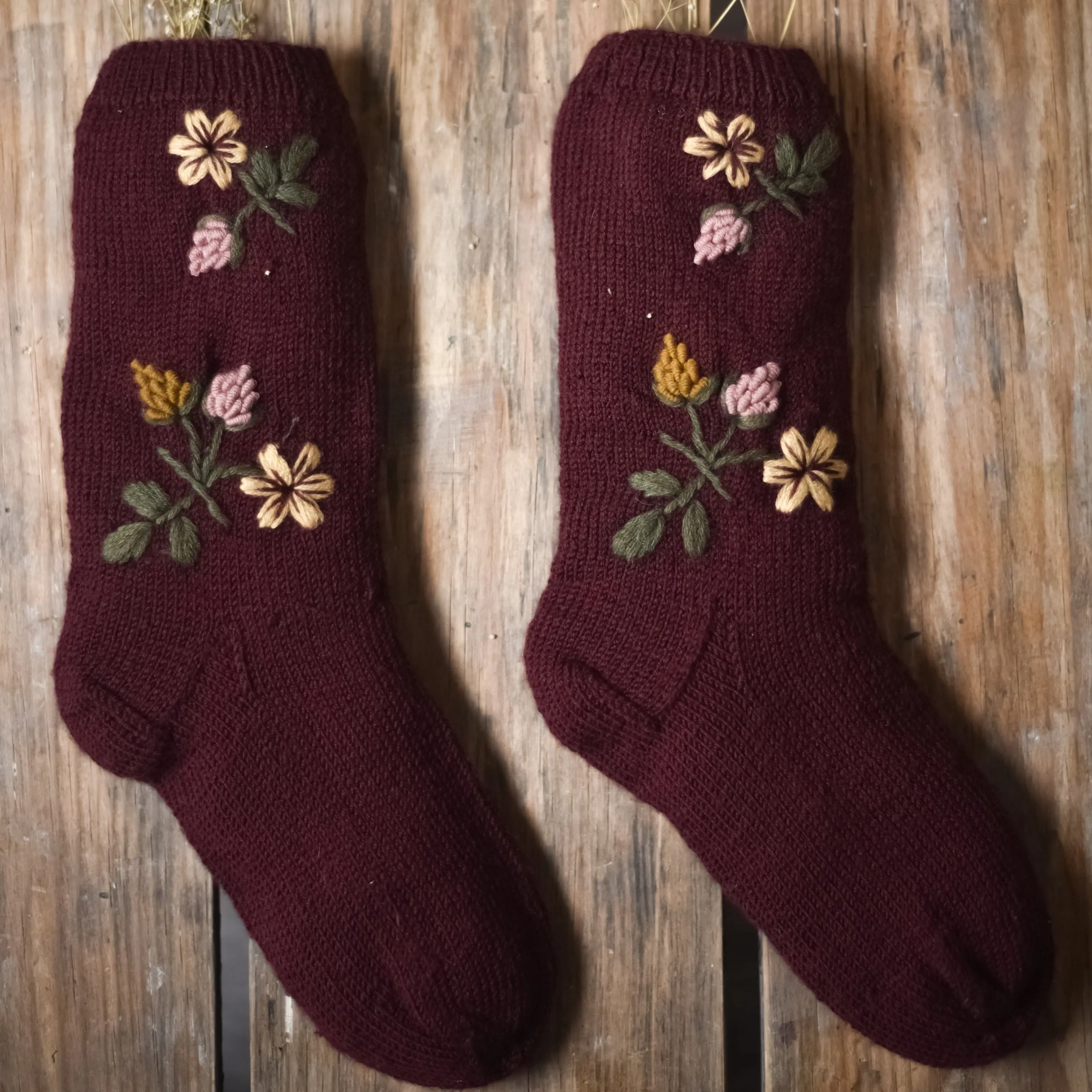 Blackberries socks (Women) - Grape