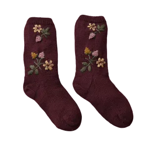 Blackberries socks (Women) - Grape