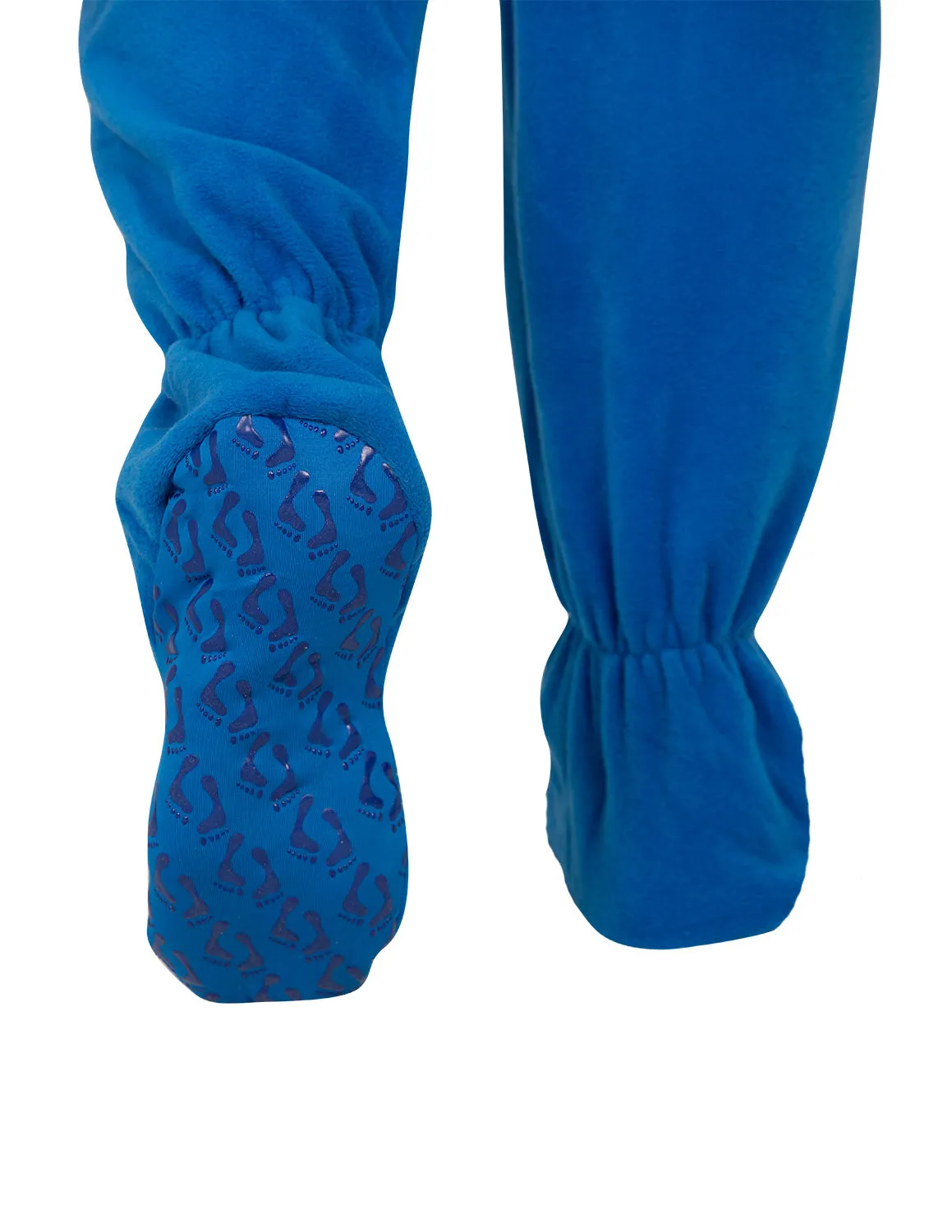 Brilliant Blue Infant Hoodie Fleece Onesie