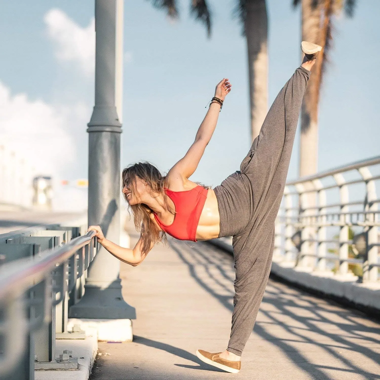 Buddha Pants San Fran Harem Pants - Women's Bamboo Boho Yoga & Beach Pants With Pockets