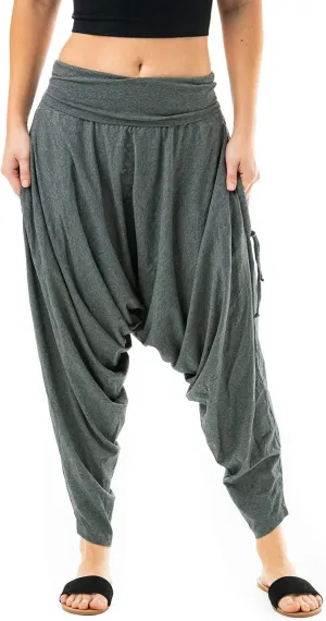 Buddha Pants San Fran Harem Pants - Women's Bamboo Boho Yoga & Beach Pants With Pockets