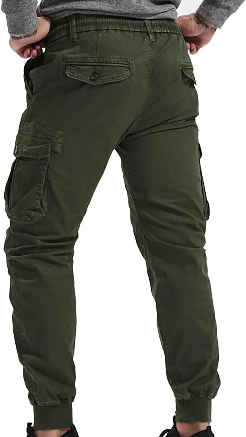 Cargo Pants for Men Chino Combat Sweatpants Mens Hiking Sports Tapered Joggers Manly Tactical Pants Multic Pockets