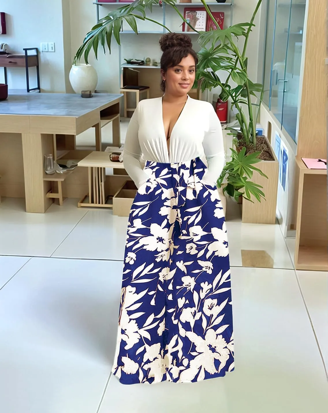 Casual Palazzo Pants for Women Lounge Pants Wide Leg Trousers Women Skirt Pants with Elastic Waistband
