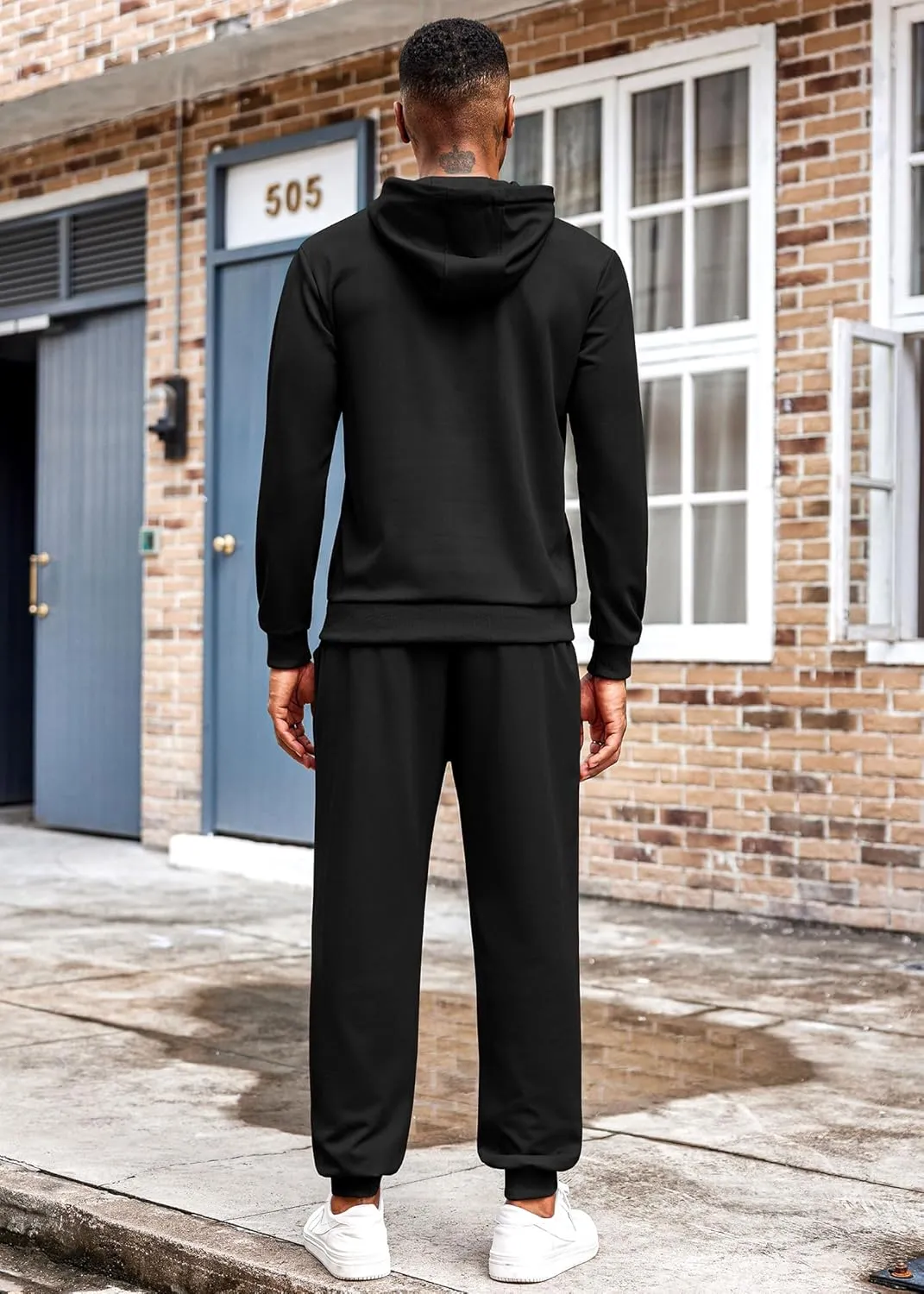 COOFANDY Men's Tracksuit 2 Piece Hoodie Athletic Sweatsuits Casual Jogging Suit Sets
