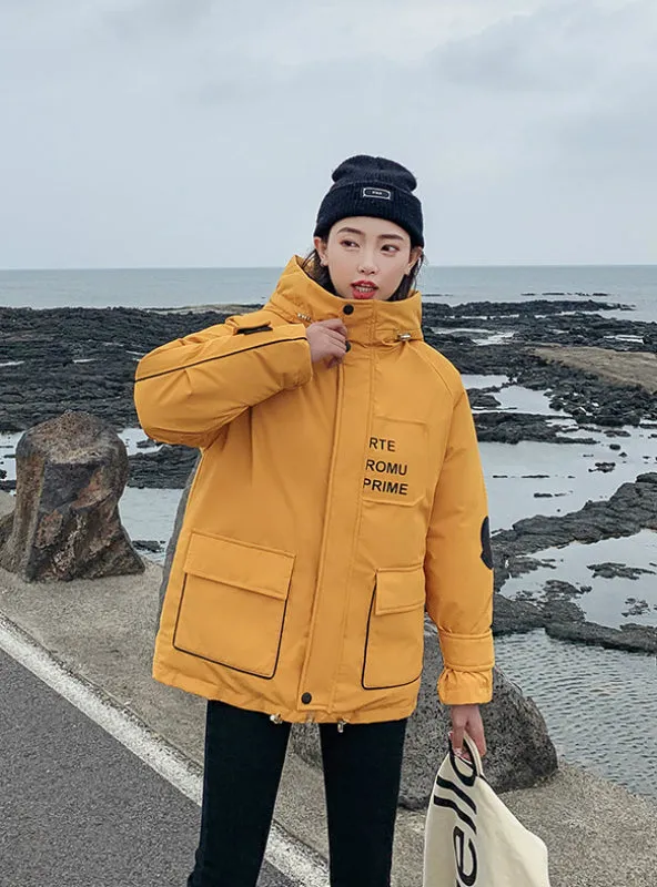 Female Warm Winter Jacket Women Short