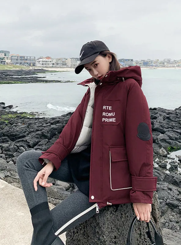 Female Warm Winter Jacket Women Short