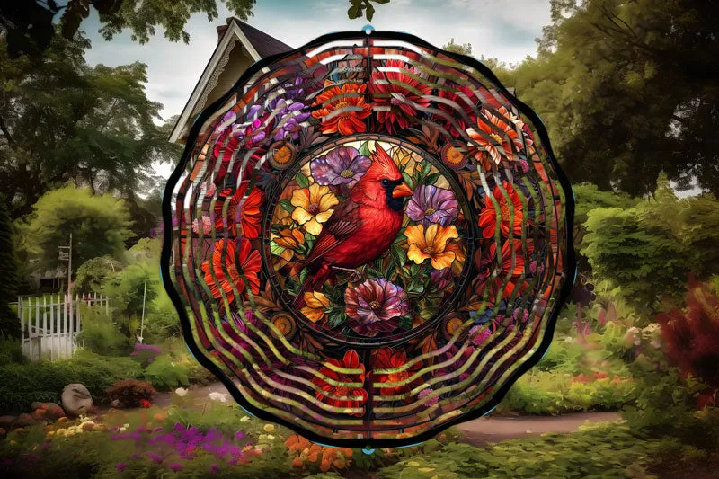 Garden Western Farm Themed Wind Spinners  - 10 Inch