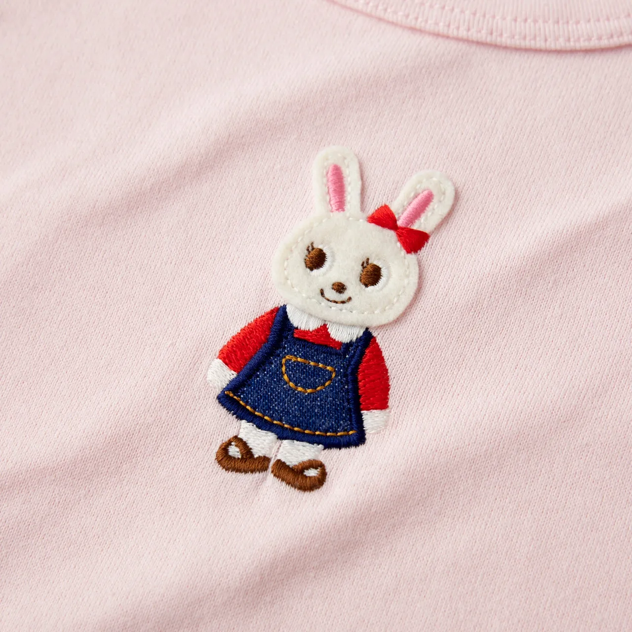 Gingham Cuffed Long-Sleeve Tee