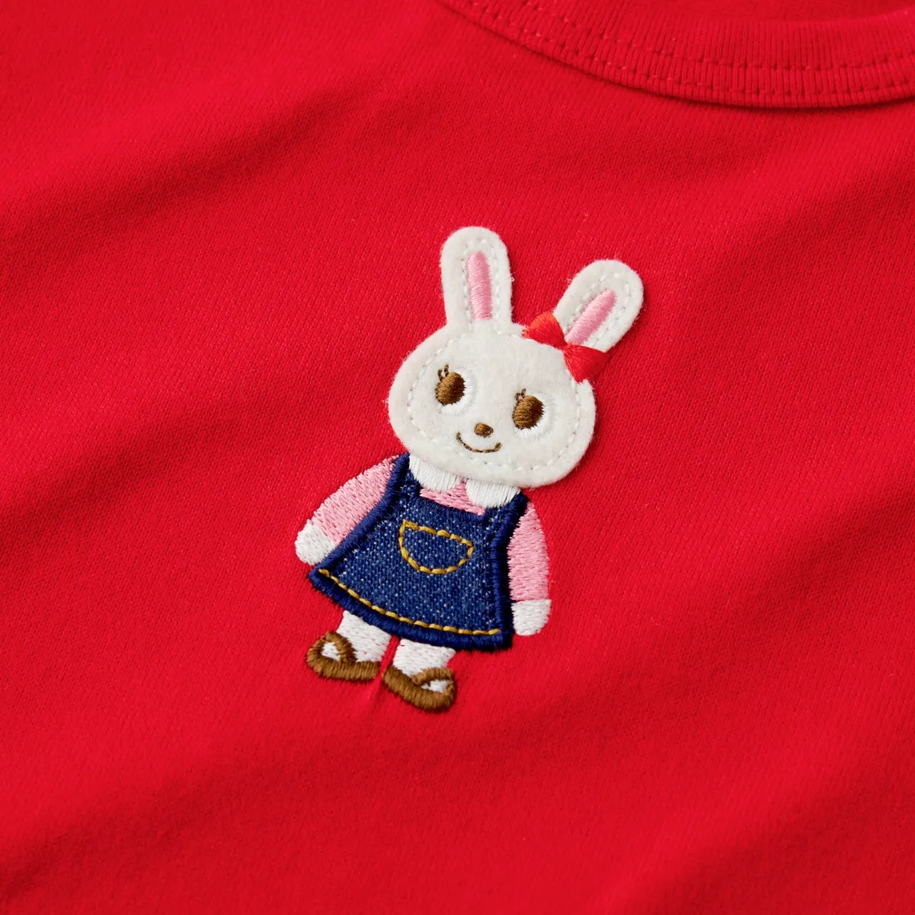 Gingham Cuffed Long-Sleeve Tee