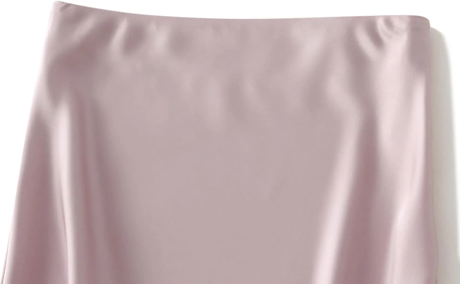 GOLDSTITCH Women's Satin High Waist Skirts Elegant Flared Casual A Line Maxi Skirt