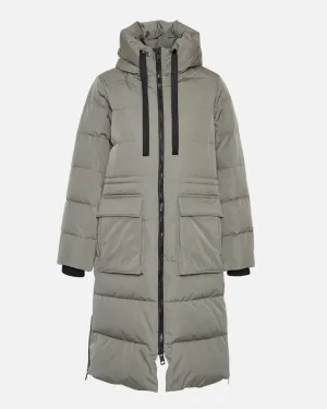 Grey Down Puffa Coat