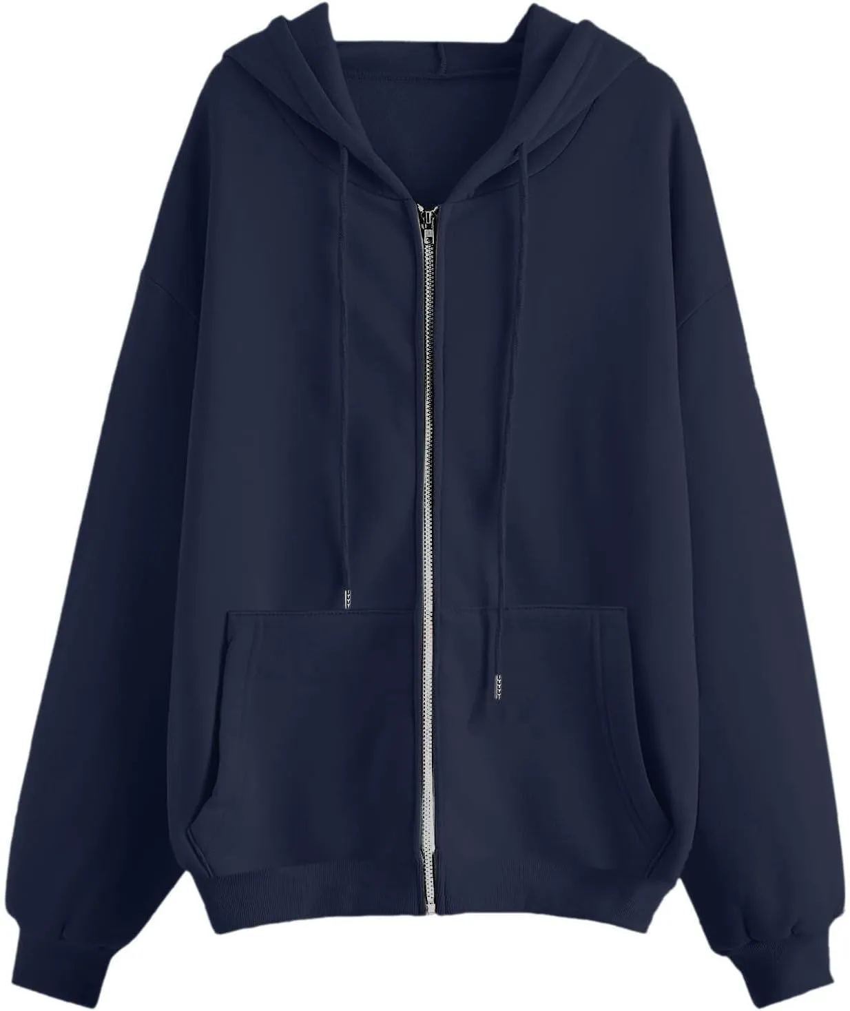 Hoodies for Women Cute Hoodies Teen Girl Fall Jacket Oversized Sweatshirts Casual Drawstring Zip Up Y2K Hoodie with Pocket