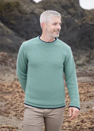 IrelandsEye Roundstone Sweater | Ocean Mist