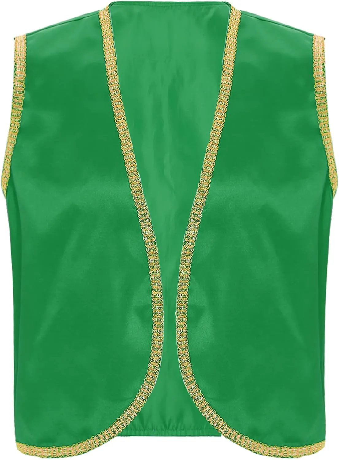 JEATHA Men's Arabian Prince Street Rat Costume for Adults Sleeveless Vest with Belt Harem Pants Cosplay Fancy Outfit Party