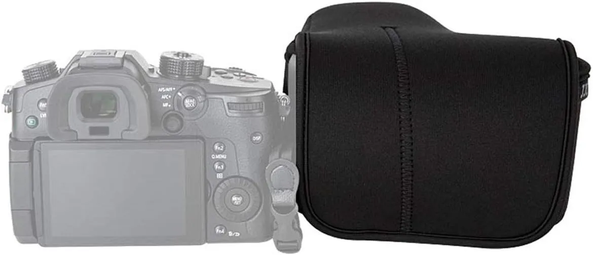 JJC Ultra Light Neoprene Camera Case Pouch Bag for Canon EOS R EOS RP  24-105mm Lens, 80D 70D 750D  18-135/17-85/18-55mm, Nikon D7500 D7200 D5500, Panasonic GH5 GH5S  12-60mm Lens, Water Resistant