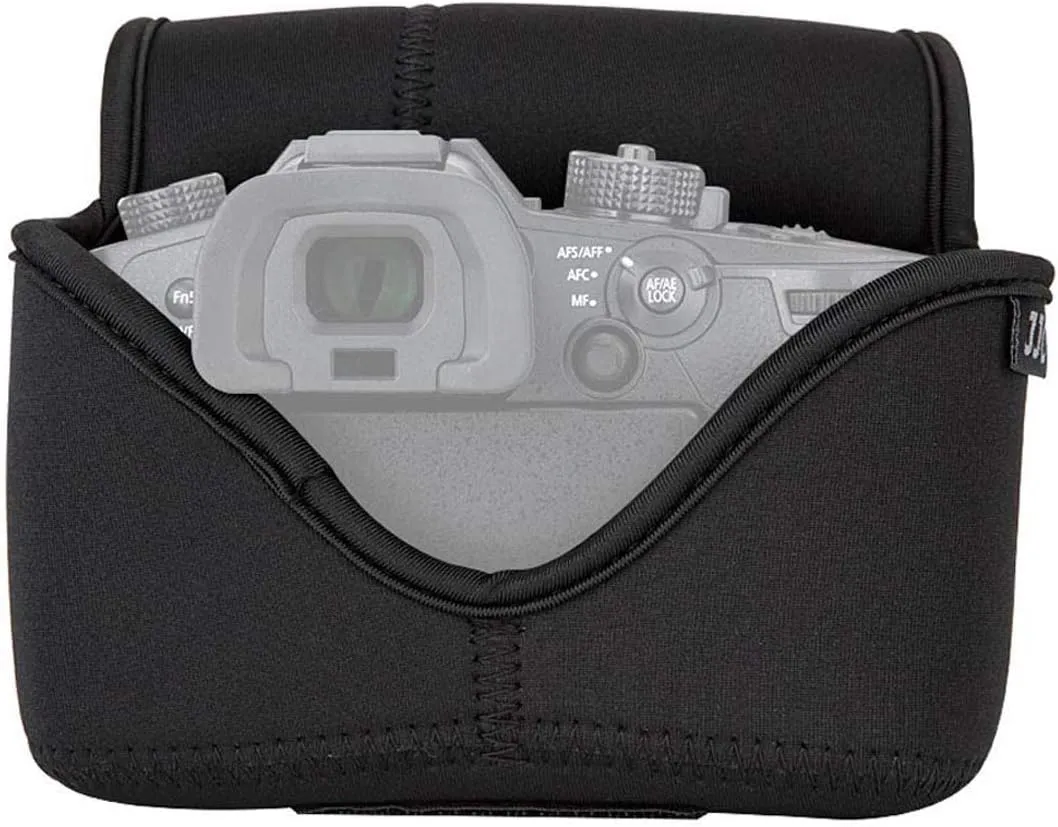 JJC Ultra Light Neoprene Camera Case Pouch Bag for Canon EOS R EOS RP  24-105mm Lens, 80D 70D 750D  18-135/17-85/18-55mm, Nikon D7500 D7200 D5500, Panasonic GH5 GH5S  12-60mm Lens, Water Resistant