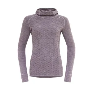 KVITEGGA MERINO HOODIE WOMAN ORCHID