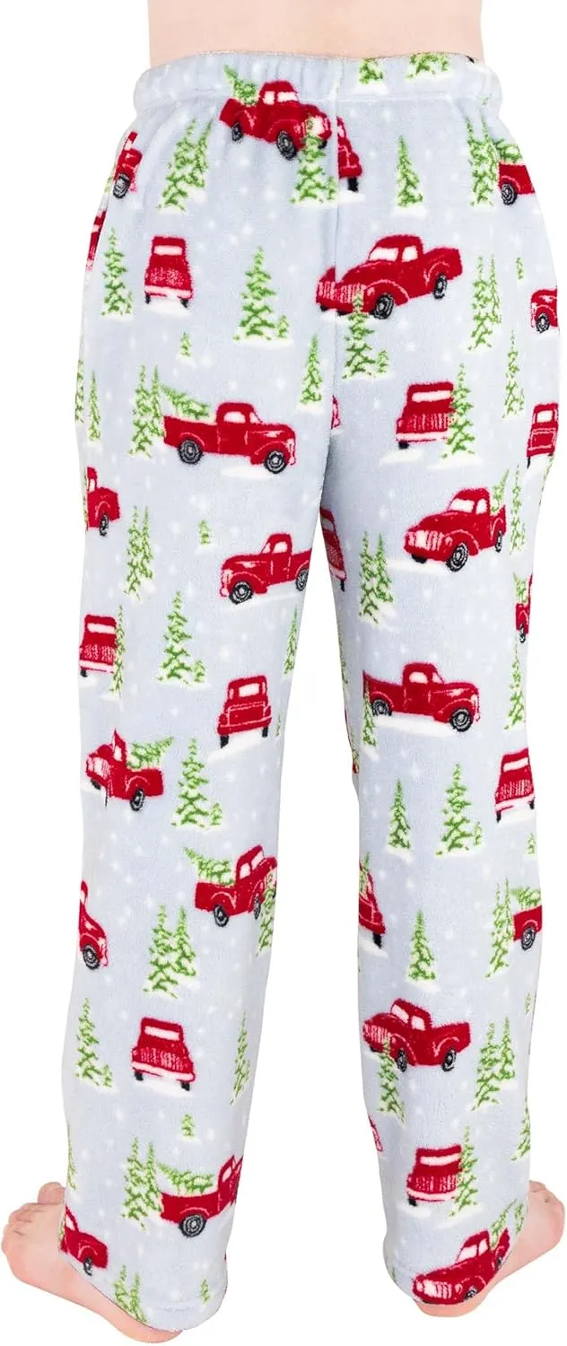 Lazy One Men's Fleece Pajama Pants, Nordic Fleece Pajama Bottoms for Men, Warm Pajama Pants