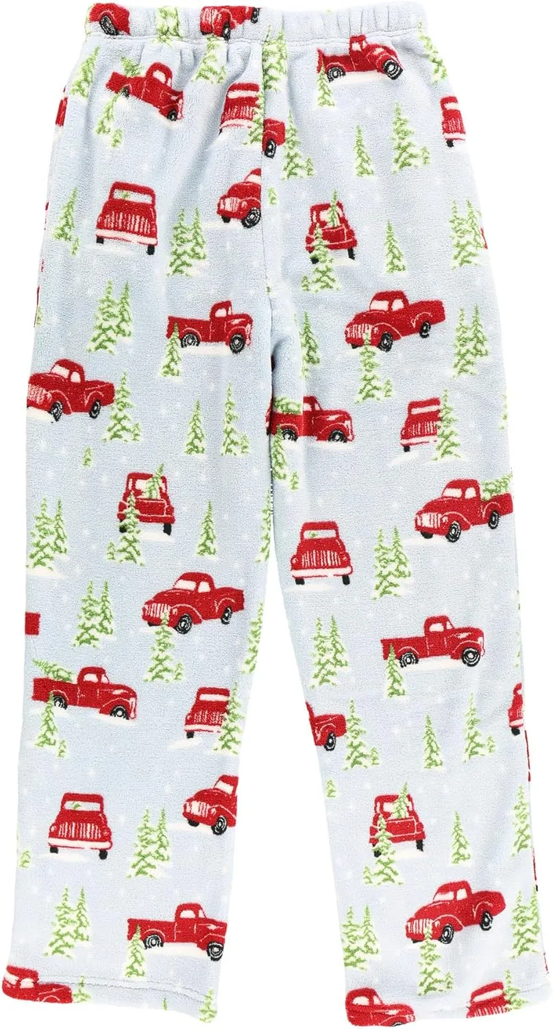 Lazy One Men's Fleece Pajama Pants, Nordic Fleece Pajama Bottoms for Men, Warm Pajama Pants