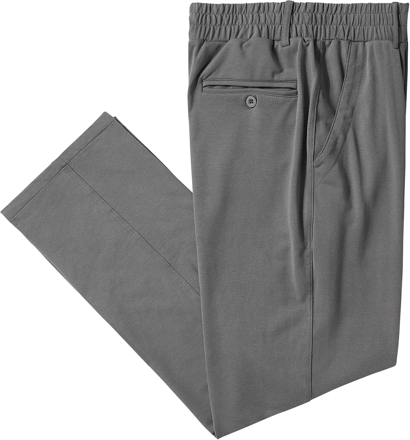 LETAOTAO Mens Elastic Waist Pants for Seniors Adaptive Mens Pants for Elderly with Zipper Fly