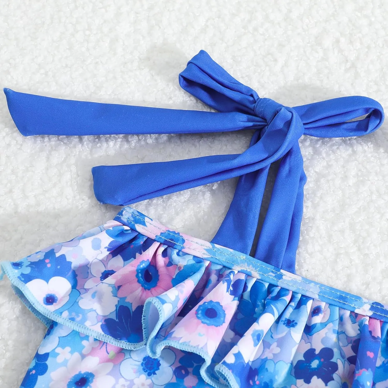 Little Girls Two Piece Bikini Set Ruffle Stripe Watermelon Summer Beach Bathing Suit Swimsuit 1-5 Years