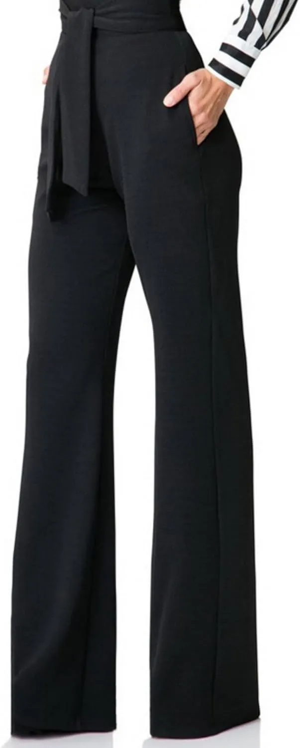 Lucuna Women's Dress Pants High Waisted Wide Leg Work Pants Slacks Office Business Casual Trousers