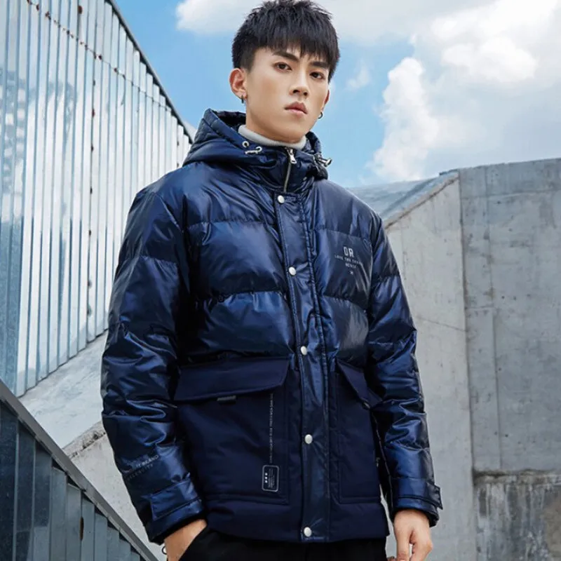 Men's Casual Thick Hooded Down Jacket