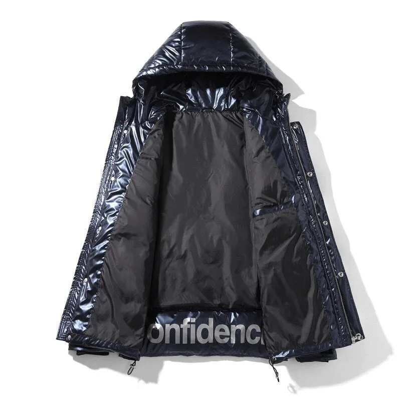 Men's Casual Thick Hooded Down Jacket
