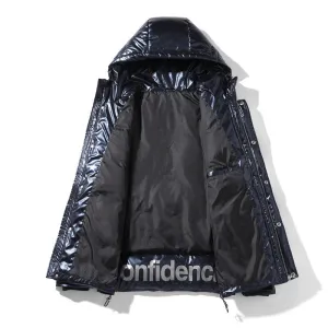 Men's Casual Thick Hooded Down Jacket