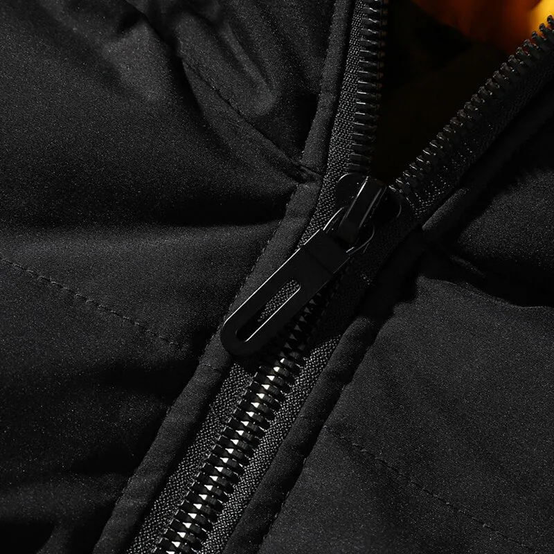 Men's Casual Thick Pocketed Down Jacket