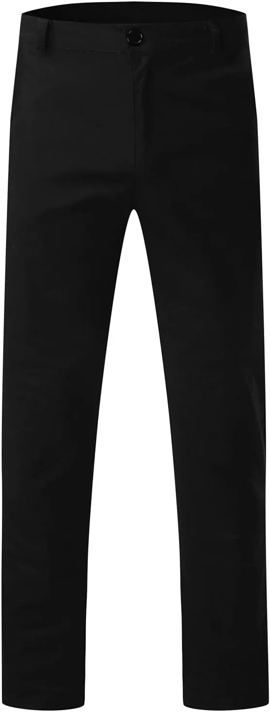 Men's Chino Pants Slim Fit Stretch Comfy Lightweight Dress Pants Skinny Straight Formal Pants Casual Business Trousers