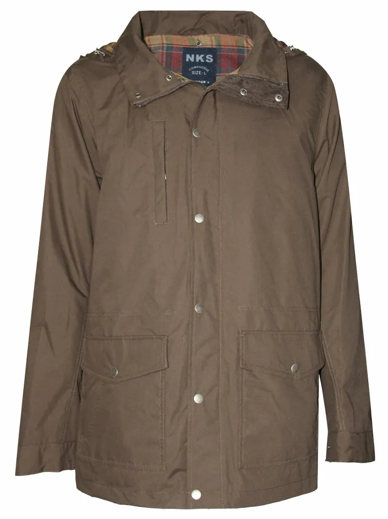 Men's Detachable Hood Oversize Outdoor Jacket