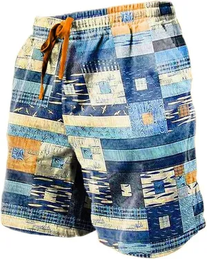Men's Shorts Cotton Fashionable Casual Shorts Solid and Men's pants Big and Tall Short Mens Hiking Shorts