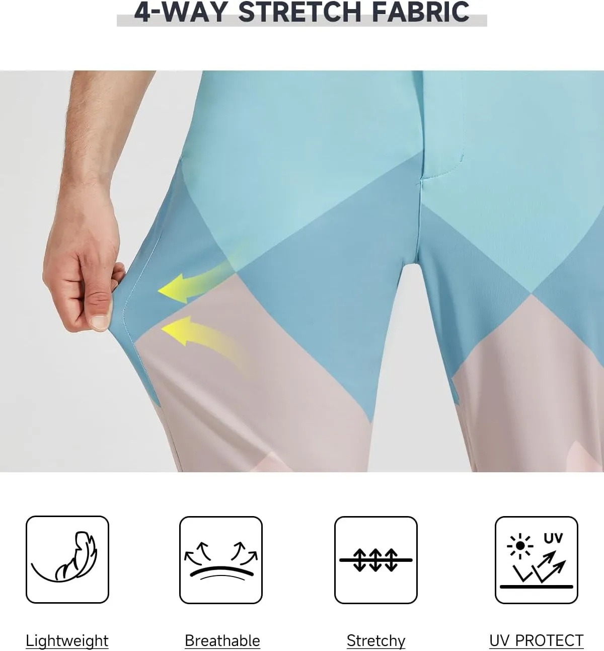 Men's Sweatpants Lightweight Joggers for Men Athletic Causal Pants for Workout, Jogging, RunningGolf