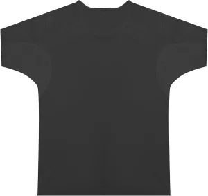 Mesh Sweatproof Undershirt, Men's T-Shirt with Underarm Sweat Pads, Quick-Dry Short Sleeve, V Neck