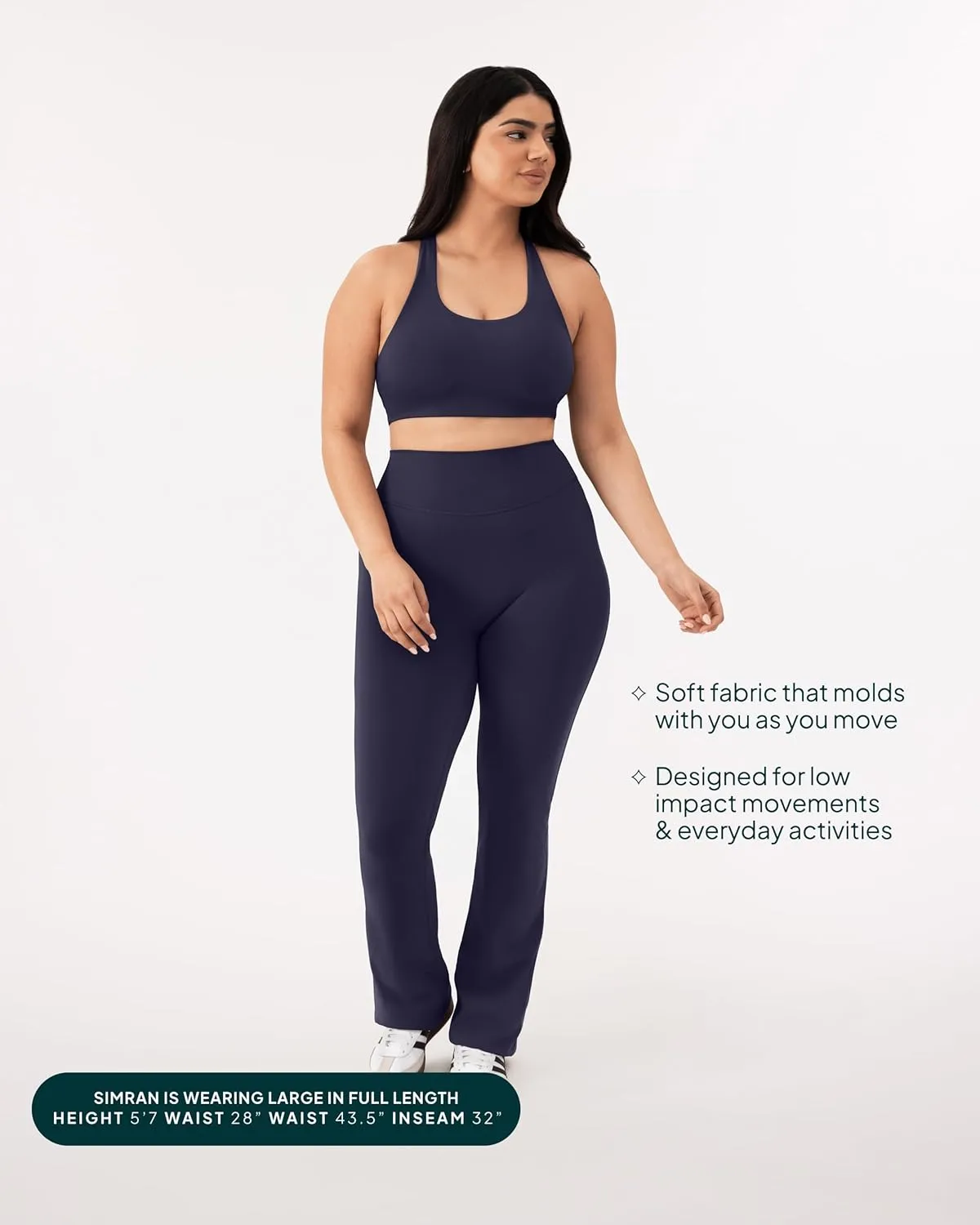 PAVOI ACTIVE High Waisted Flare Leggings for Women - Buttery Soft Bell Bottom Workout Flared Wide Leg Yoga Pants - FlexFlow