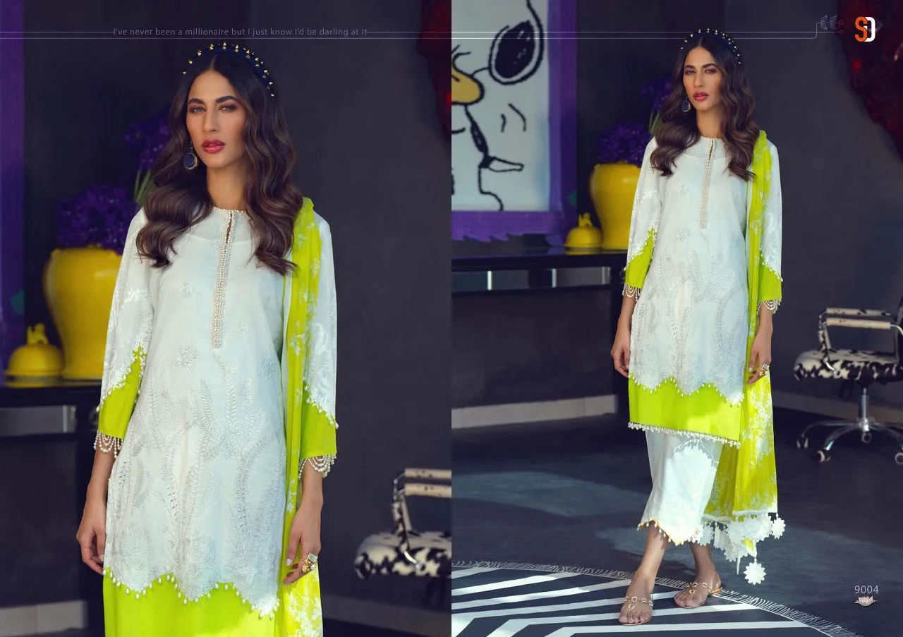 SHRADHHA DESIGNER SANA SAFINA PAKISTANI JAM COTTON SUIT COLLECTION