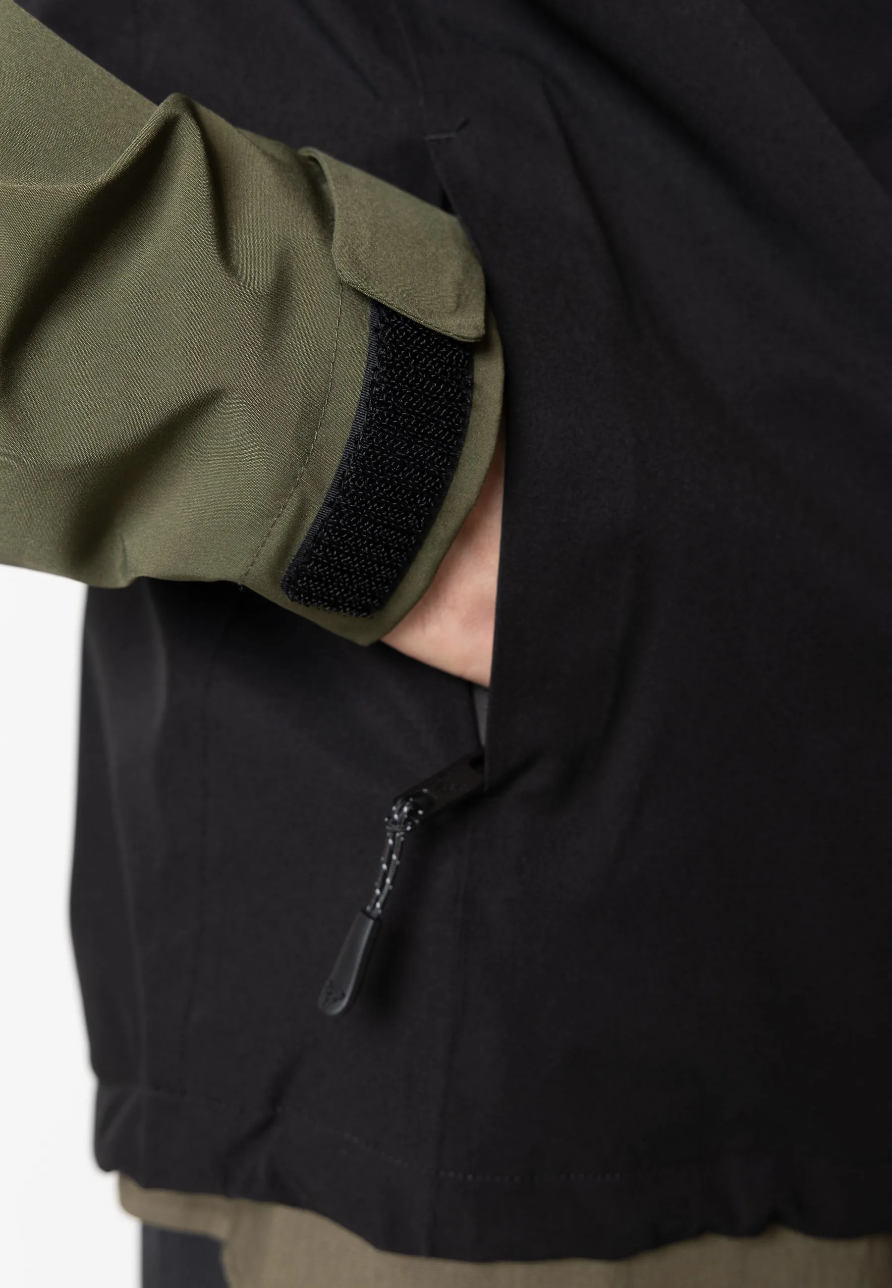 SKY SHELL JACKET - 2 COLOR - Army/Black