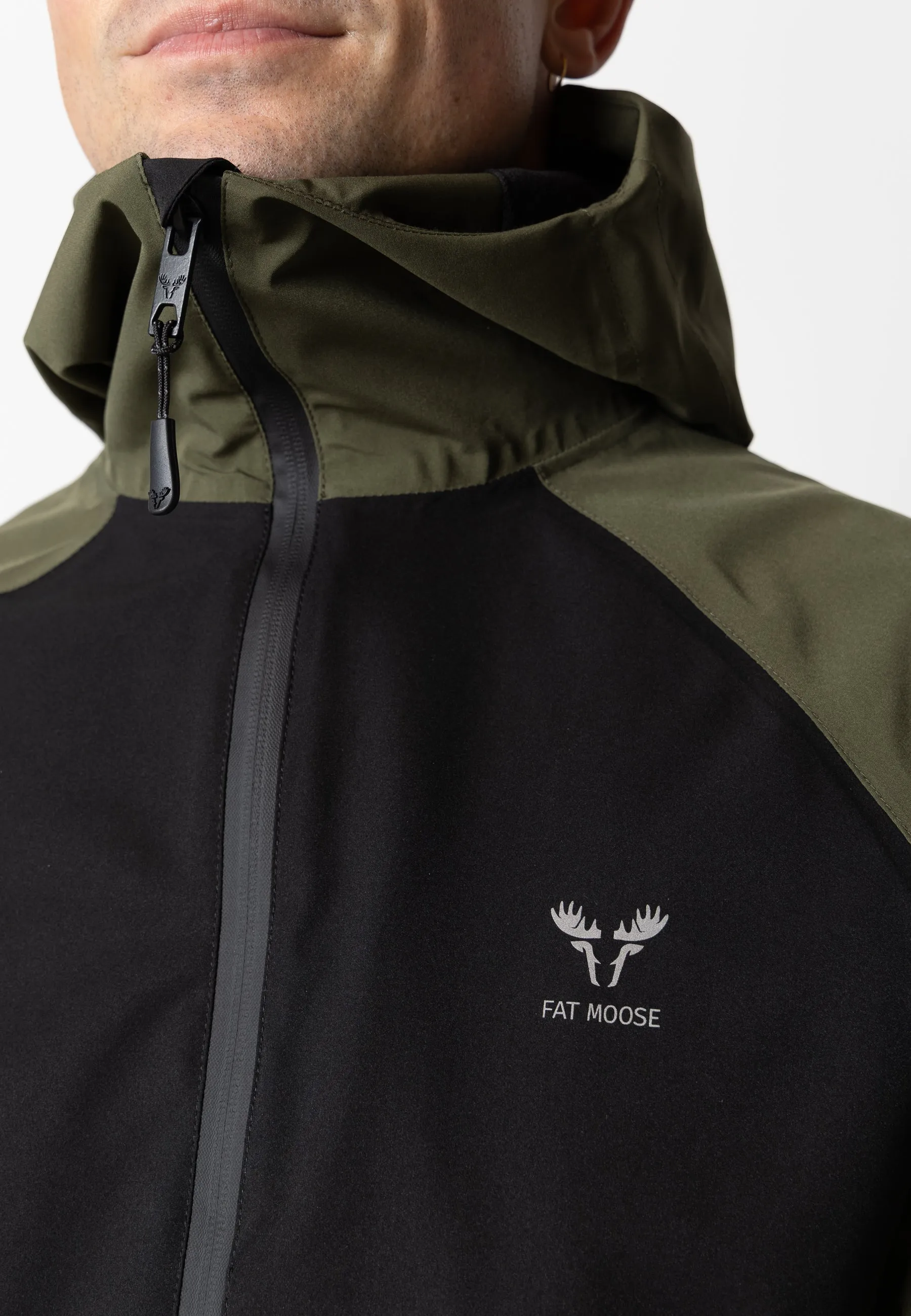 SKY SHELL JACKET - 2 COLOR - Army/Black