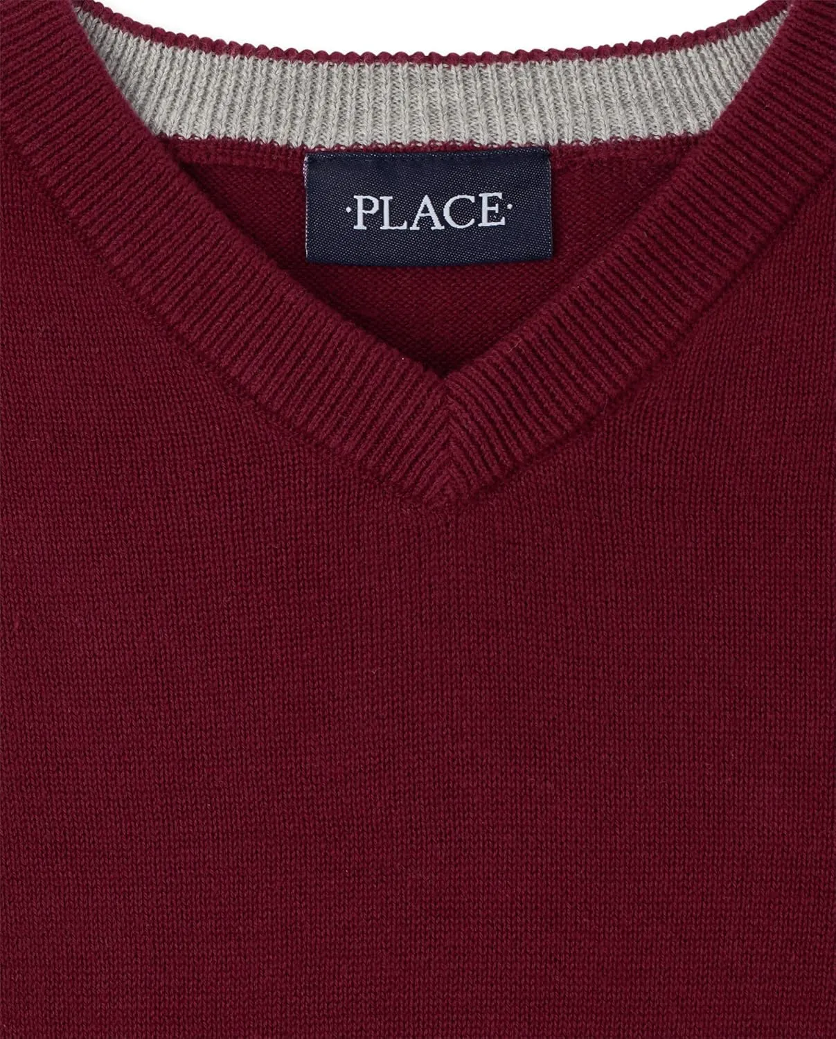 The Children's Place Boys' Long Sleeve V-Neck Pullover Sweater