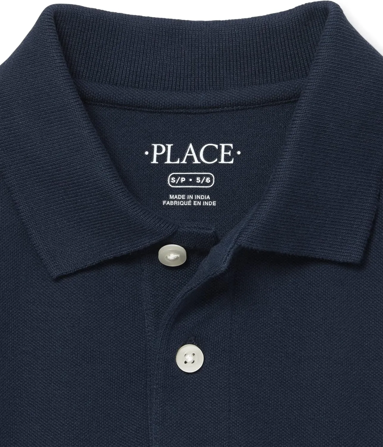 The Children's Place Boys Uniform Long Sleeve Pique Polo