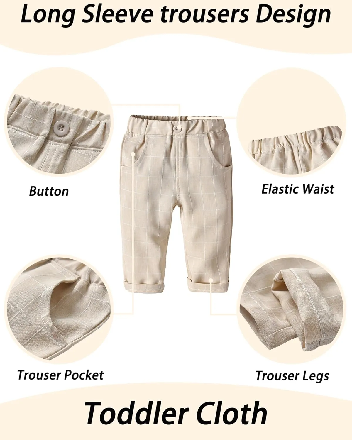 Toddler Boy Clothes Suits Boys Gentleman Outfits Set Formal Dress Shirt Vest Pants Bow Tie 1-5T