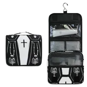 Toiletry Bag Skeleton In Coffin Hanging Travel Toiletry Bags Cosmetic Pouch Bag Makeup Bags Organizer Wash Bag For Women Men Girls
