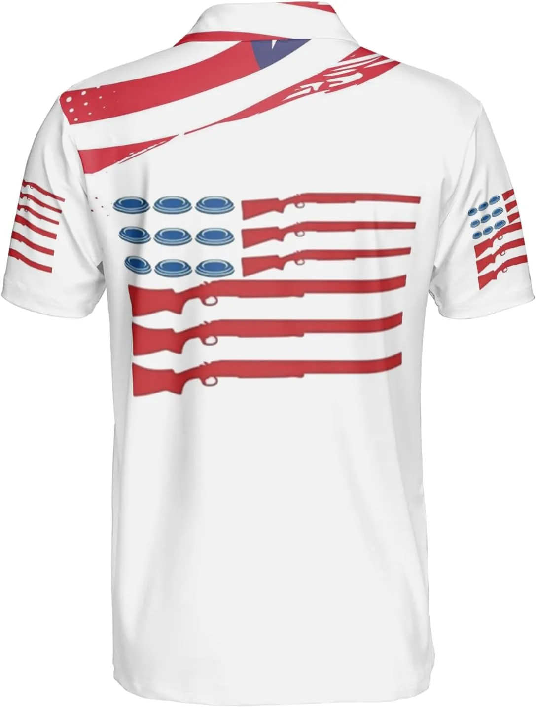 Trap Shooting Polo Shirt for Men & Women, Clay Trap Shooting Clothing Sporty Shirt Size S-5XL