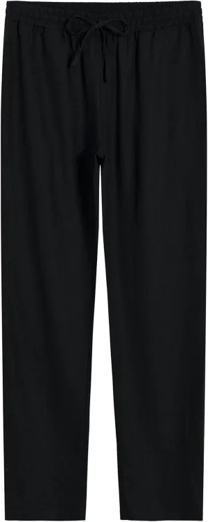 Weintee Women's 34" Inseam Tall Linen Pants with Pockets